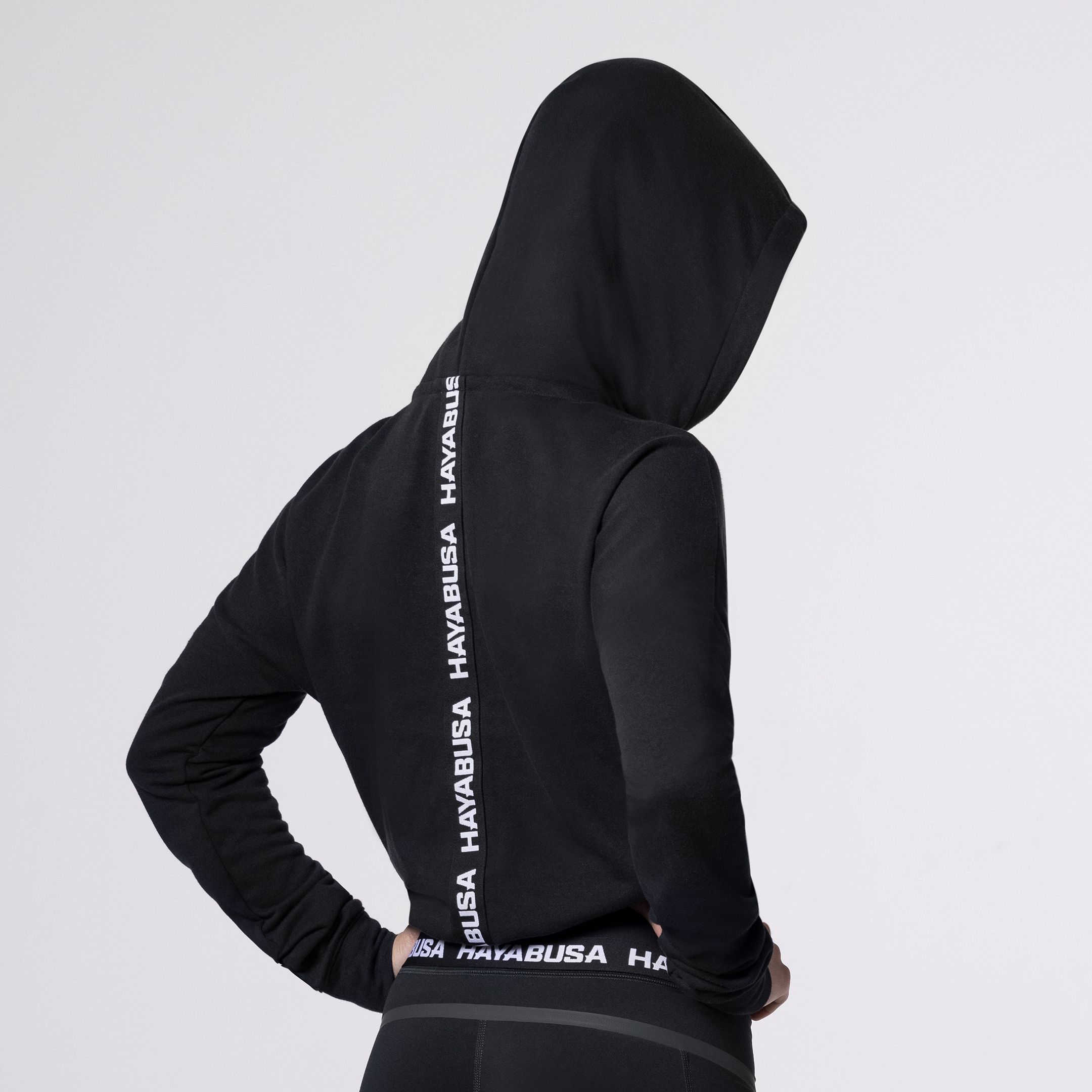 Women’s Cozy Fleece Cropped Hoodie - Image 2