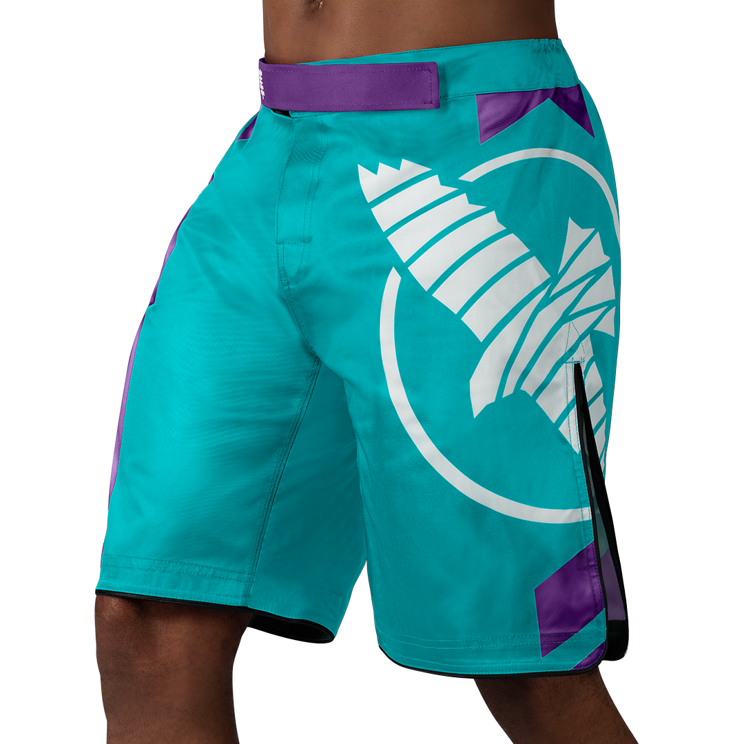 Teal/White
