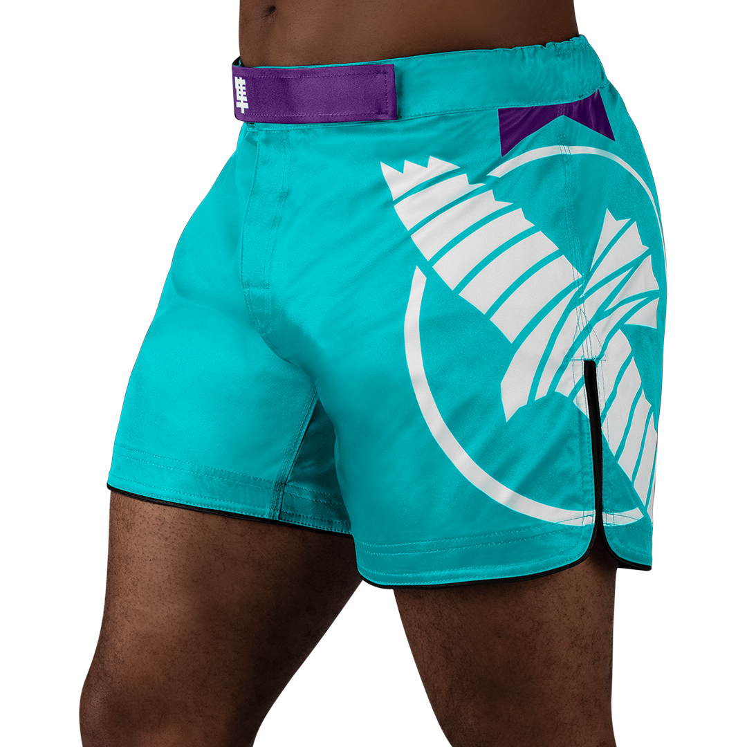 Teal/White