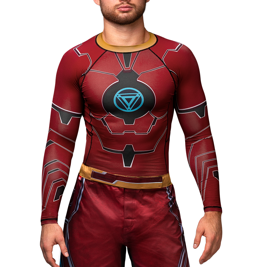 Marvel's Iron Man Long Sleeve Rash Guard