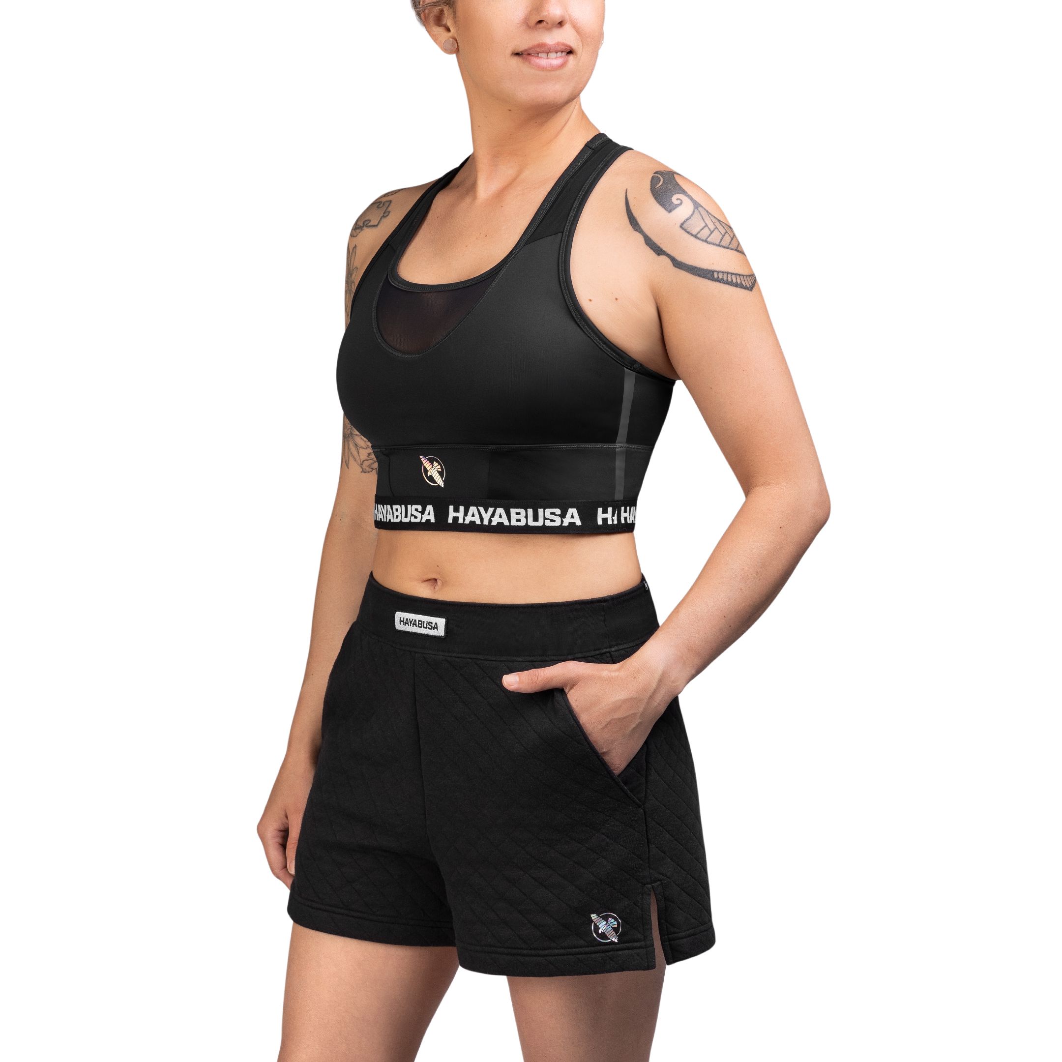 Women’s Quilted Training Shorts - Image 2